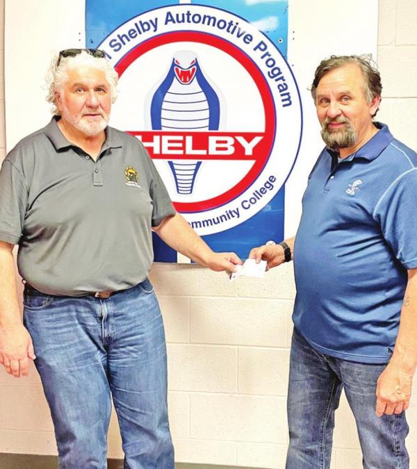 Shelby Cobra Association of Texas gives $1,000 for NTCC scholarships