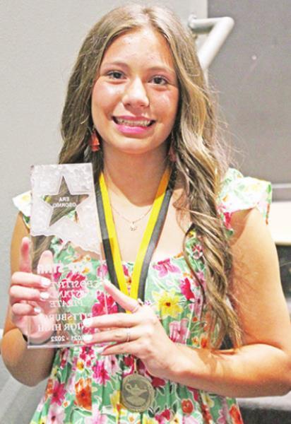 Era Osornio was presented with a POP Star Award. Junior High graduates to next level