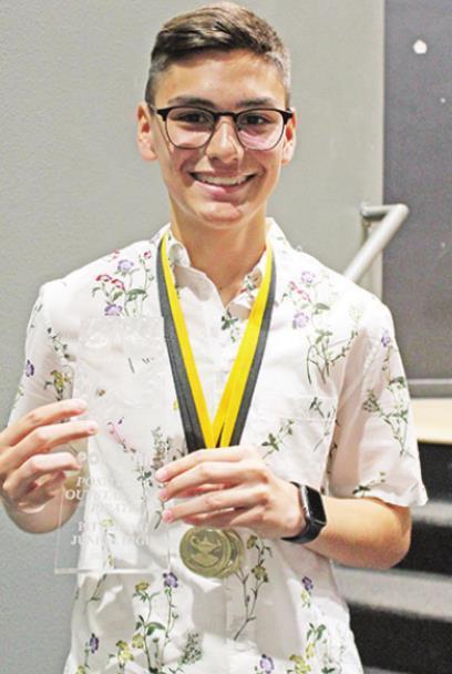 Barron Torres was also a winner of the POP Star Award. Junior High graduates to next level
