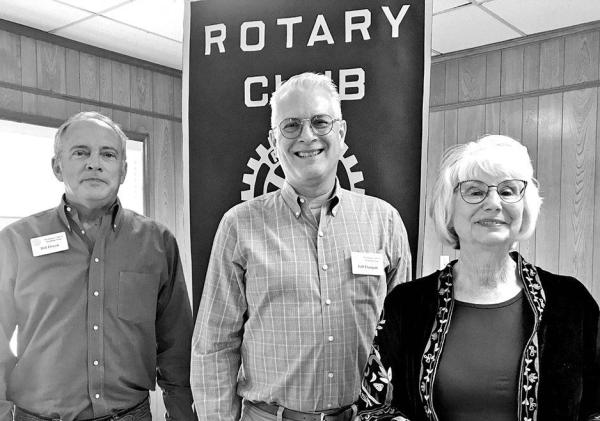 President Bill Dixon, Sponsor Reverend Jeff Dungan, and Donna Rose, Executive Director of Camp Fuller Center for Housing President Bill Dixon, Sponsor Reverend Jeff Dungan, and Donna Rose, Executive Director of Camp Fuller Center for Housing