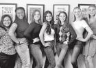 Peach Queen Board members Kimberly Mercer and Kortnie Griffin with candidates: Zayden Doddy, Rylie Crawley, Melani Flores, Keira Slone, Allyson Burns, Kyleigh Posey and Peach Queen Board President James Wallace; (not pictured: Taryn Keefer) COURTESY PHOTO Peach Queen Contestants Bio-2022