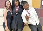 From left to right: Jordan Johnston, Laila Traylor Armour, and Devyn Criss COURTESY PHOTO