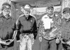 Ian Griffin welcomed his friend Chief Deputy T Cravey and Scot Dollinger welcomed his school friend Carl Cravey, of the fire department Ian Griffin welcomed his friend Chief Deputy T Cravey and Scot Dollinger welcomed his school friend Carl Cravey, of the fire department