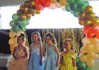 Little Miss Peach Queens enjoy their evening at the ball