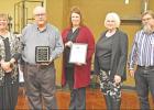 East Texas Broadcasting receives the 2020 Executive Director’s Choice Award. GAZETTE PHOTOS / ELLIS KNOX Chamber of Commerce hosts annual banquet
