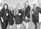 The NTCC Funeral Service Education team is pictured (from left): Olga Retana, Abby Shurtz, Rebecca M. Robidas Gardner, Savannah Calhoun, and Manuel Osorio. COURTESY PHOTO NTCC Funeral Service Program granted seven-year reaccreditation