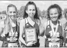 Lady Pirates ran first at the East Texas Charter Backwoods Gallop meet held at Le Tourneau University Saturday Sept. 2. Team members are left to right: Savannah Klobucar, Emily Calderon, Haley Efurd, Emily Bamburg, COURTESY PHOTOS