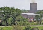 Though the flames didn’t reach the tower pictured, the tower did act as a chimney for the smoke. GAZETTE PHOTO / KELSIE HOOPER New dog food plant experiences set back