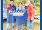 Titus Goodwin, Melissa Douglas, Michael Douglas, CJEM board and ministry team leaders. Getting ready for summer