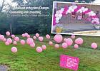 A balloon arch graces Changes Counseling and Consulting. COURTESY PHOTO / CONNIE BRADSHAW A thought-provoking balloon arrangement decks the yard. COURTESY PHOTO / CHERIE MCGAHEE “Pinked-Out” winner offers deep ideas in an airy presentation