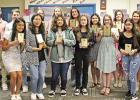 Top Ten Percent of the Junior High receive recognition