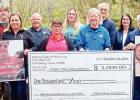 Pictured from left: Ian Griffn, Rachel Miner, David Grundish, Wibke Griffn, Jennifer Broers, Carolyn Franks, Jeff Dungan, Angela Saucier and Gary George. COURTESY PHOTO Rotary Fights Against Polio