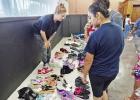 Kids also had an opportunity to either choose a pair of shoes, or get a coupon for a pair at the Elegant Shoe Depot. COURTESY PHOTOS Local businesses are such a blessing for our kids