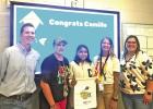 Clint Hardeman, City Manager, Shelly Ford, Camille’s fifth grade teacher, Camille Vasquez, Cynthia Wil-See son, Fifth grade teacher, Marina Garcia-Heredia, Economic and Community Development Coordinator