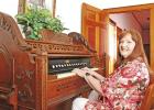 Linda Alford sits at the old pump organ whose mellow tones have echoed through the church for many years. This organ came from the original church building, and member Odis Marsh says it is probably over 100 years old. GAZETTE PHOTO / ELIZABETH LANNING First Presbyterian Church celebrates 140 years in Pittsburg