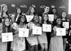 Athletes of the 49 member Girls Track and Field Team