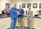 Several city employees are recognized for their many years of service