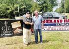 Pictured in order are Cary John Efurd, CEO of CJEM and Woodland Harbor POA manager, Josh Beaupre Getting ready for summer