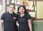 Antonio Perez and Esther Ventura in their family-owned restaurant—Duran’s Pizza and Pasta. GAZETTE PHOTO / ELIZABETH LANNING Good food plus quality service