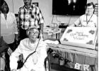 COURTESY PHOTO Pittsburg Nursing Center celebrated the 100th birthday of Vivian Steward on May 29, 2019. Her son, Mr. Willis, and several family members were in attendance as well as her Pittsburg Nursing Center Family. Article Image Alt Text