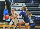 Era Osornio drives to the basket during last week’s game against Paris. The Lady Pirates played Liberty-Eylau Tuesday and will host North Lamar Friday. GAZETTE PHOTO / QUINTEN BOYD Lady Pirates fall to Lady Cat squads last week; Pirates drop 2
