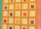 Cookbook Quilt, designed and quilted by Tommie Clements GAZETTE PHOTOS / ELIZABETH LANNING Handmade quilts offer beauty and warmth