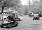 Several imaginative individuals competed in the golf cart decoration competition as well. After a fierce competition, Darrell Corry took first place and Debbie Thornton took a very close second. Terry Marehefski placed third, Al Tatar was given Honorable Gumbo cooks battle it out at Thunderbird Point