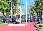 Commander Frank Harrison speaks at Veterans Day program COURTESY PHOTOS Veterans honored at annual ceremony