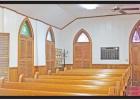Pat Christopher Coley, who grew up in the church, made the stained glass windows. Each arch had to be measured separately, and then the stained glass window was built exactly for that arch. GAZETTE PHOTO / ELIZABETH LANNING First Presbyterian Church celebrates 140 years in Pittsburg