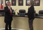 Laura McCoy will be serving as the new Municipal Judge in the place of Lori Chism and also took the Oath of Office. PHOTOS: STACY DORSETT, CITY SECRETARY New City Attorney and Municipal Judge take Oath of Office
