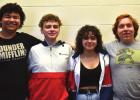 Suite for Trombones Euphonium Quartet JoJo Henderson, Carter Glade, Dorian Foster, Nathan Lambkin (state qualifier). COURTESY PHOTO Pirate band brings home the gold