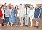 The officers of the Pittsburg Rotary Club for the 2023-2024 year from left to right: Ian Griffin, Elizabeth Laning, Jana Bowers, John Livingston, Karen Ray, Woody Ray, President-elect Roni Arias, President Angela Saucier, District Governor Carolyn Franks, Beginning a new year with Rotary