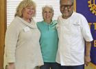 From left to right: President Roni Arias, Karen Chowdhury, and Enam Chowdhury GAZETTE PHOTO / MOLLIE MCCLANAHAN