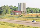 This imposing infrastructure on the west side of Hwy 271 N is part of a new pet food plant. GAZETTE PHOTO / ELIZABETH LANNING New businesses, plans