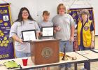 Leos club officers for 2024-2025 are installed. COURTESY PHOTO Leo officers installed and new members inducted