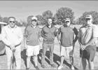 COURTESY PHOTOS Playing for Guaranty Bank and Trust (from left) was Michael Whitney, Robin Sharp, Brad Buchanan, Roy Stovall, and Trent Abbott. NTCC Foundation hosts annual Golf Classic