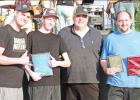 Sabin Warrick, second from right, is the creator of the Hot Links Festival and presented the awards to the several recipients during the Awards Ceremony. The Festival was a delightful success and was thoroughly enjoyed by all ages as well as a variety of Pittsburg celebrates annual tradition of Hot Links