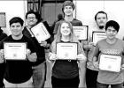 COURTESY PHOTO / JEFF WILLIAMS The following students pictured achieved certifications in small engine repair: from left to right: Top row: Gerardo Garcia, Brandon Blackwell, Ben Thompson, Brent Blackford, and Thomas Taylor. Bottom row: Luis Acosta Garcia Article Image Alt Text