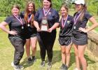 Golf teams come in second at District