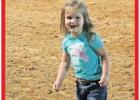 ThisyoungsterwasouttoenjoyherselfThursdayevening. Sometimesinsteerwrestlingit’salittlehardtotellwhois throwing who. Pittsburg turns out for 61st annual rodeo