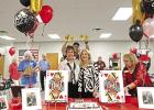 Jackie and Dotsy are crowned the two queens of the afternoon for reaching the goal of Life Masters of the game of Bridge. GAZETTE PHOTO / ELIZABETH LANNING Dynamic Duo