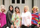 Left to Right: Joe Harwell, Branch President; Lacey Harris, Head Teller; Elizabeth Cruz, Teller; Laura Ponce, Loan Assistant; Judy Sawyer, Teller-New Accounts; Kim Daily, Operations-New Accounts; Kendal Burns, Regional President GAZETTE PHOTO / DI DUNCAN City National Bank acquires former Capital One building