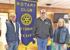 Bill Dixon, Rotary president, Jeff Ward, Tri-Lakes VFD Chief, and Rhonda Braudis, program presenter. Photos courtesy of Jodi Pack Bill Dixon, Rotary president, Jeff Ward, Tri-Lakes VFD Chief, and Rhonda Braudis, program presenter. Photos courtesy of Jodi Pack