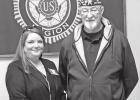 Laurent speaks at the American Legion