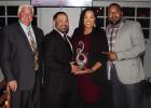 Racks, Daqz, and Axe owners Mario, Shannel, and Rico Willis, were named as the Business of the Year. COURTESY PHOTO Annual Chamber Banquet lauds community members