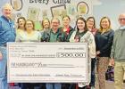Rachel Miner, Vee Couch and Theresa Brown from Pittsburg Rotary delivered a check to the Northeast Texas Child Advocacy Center in Winnsboro. The funds from this check will help stop sexual abuse in Northeast Texas. COURTESY PHOTO Article Image Alt Text