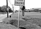 Corner of Jefferson and 271 - No Thru Trucks Corner of Jefferson and 271 - No Thru Trucks