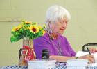 Luncheon hosts author Carmen Goldthwaite