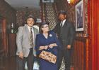 Sheila Brown (center) as Daisy Werthan costars in “Driving Miss Daisy” with Joey Saxon as Boolie Werthan (left) and Mandel Stoker (right) as Hoke Coleburn. COURTESY PHOTO Presenting Driving Miss Daisy