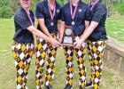 Golf teams come in second at District